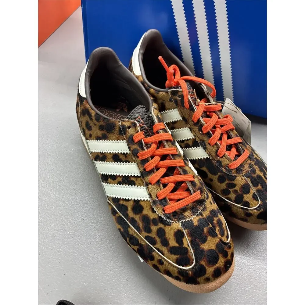 Adidas SL 72 OG 'Leopard Print' Cheetah White Dark Brown (JI0189) Women's SZ 6